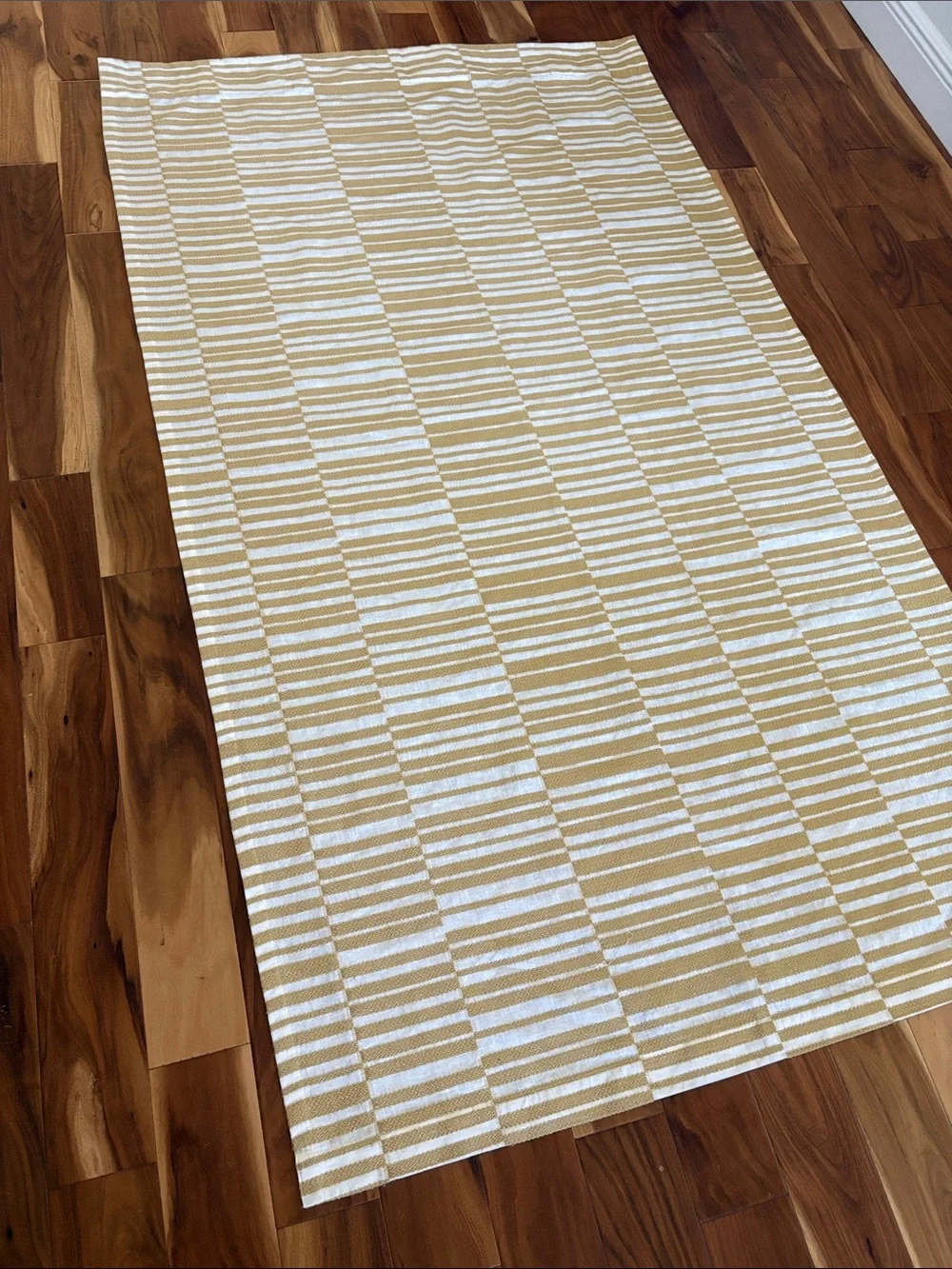 West Elm Textured Stripe Curtain Panel 48” x 84”